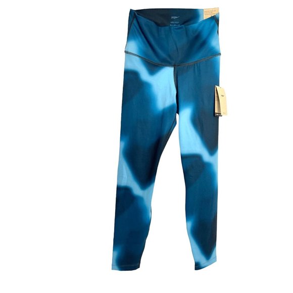 Nike Pants - Nike Yoga Leggings Size M High Rise 7/8 Blue Dri Fit Tight Fit Exercise Gear
